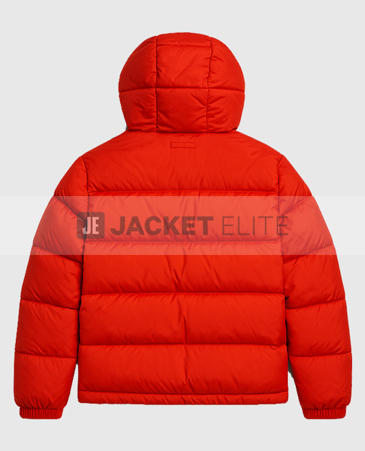 Billie Eilish Red Puffer Jacket