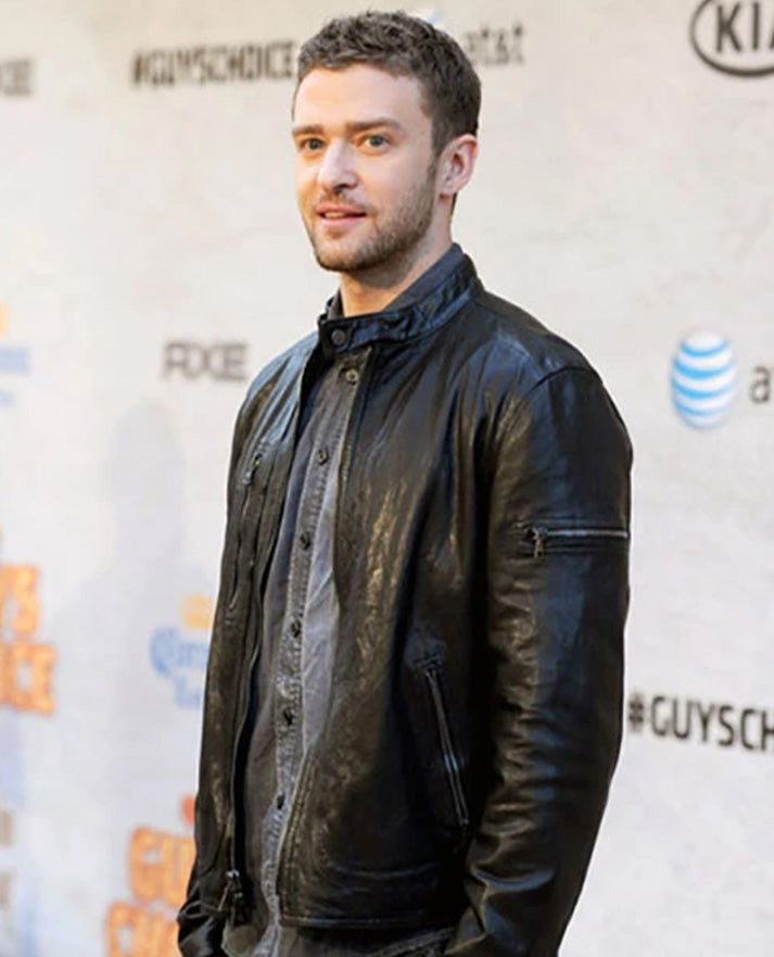 Justin Timberlake Guys Choice Awards Leather Jacket