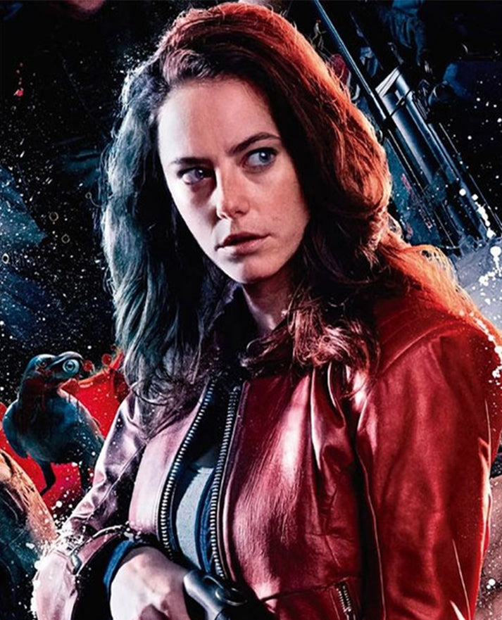 Kaya Scodelario Resident Evil Leather Jacket