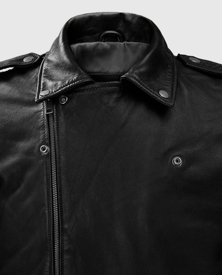 Men's Riding Rutland Leather Jacket in Black