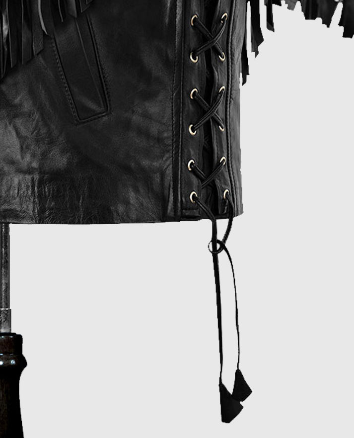 Men's Fringe Leather Jacket