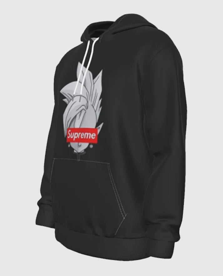 DBZ Shin Supreme Kai Logo Black Hoodie