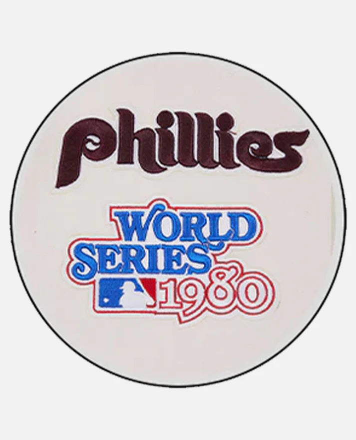 MLB Philadelphia Phillies Men's Rib Wool Varsity Jacket