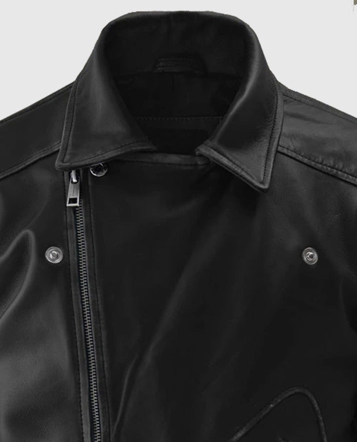Men's Leather Street Style Biker Jacket
