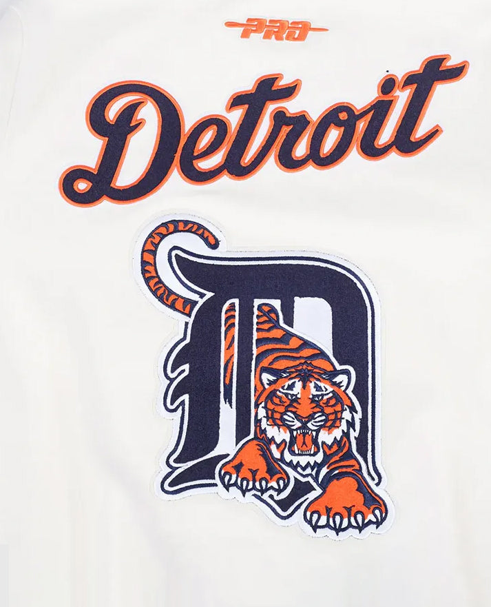 Detroit Tigers Logo Game Day Eggshell Jacket