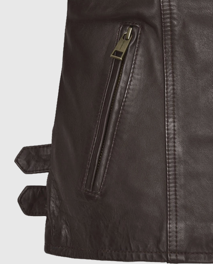 Hailey Baldwin Bieber Leather Jacket