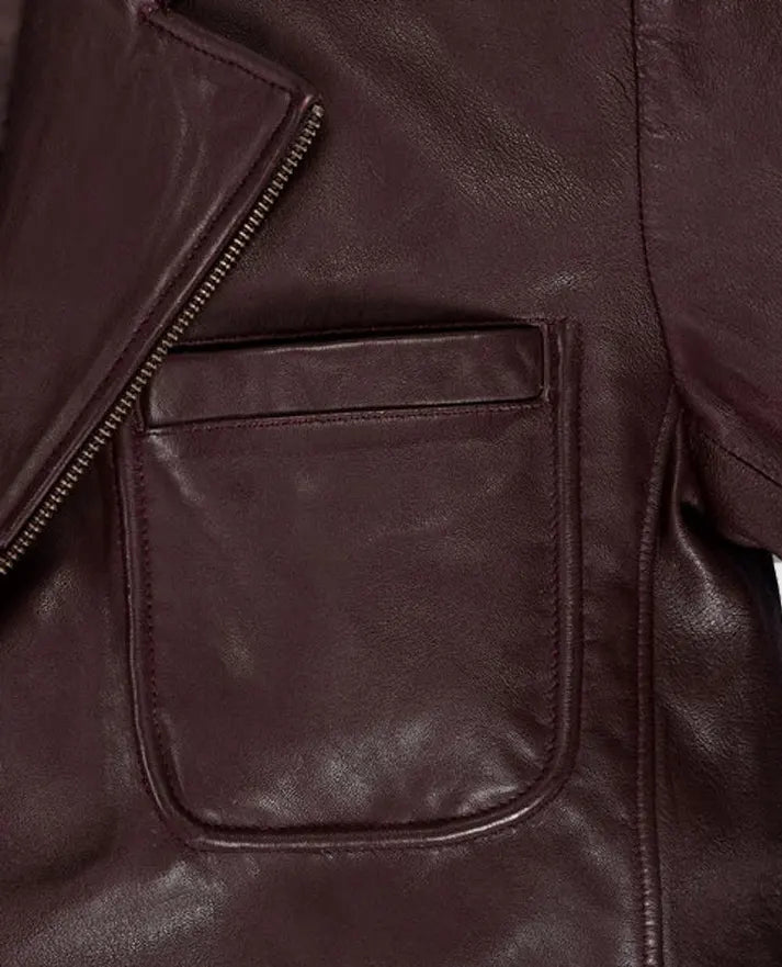 Robert Downey Jr Leather Blazer