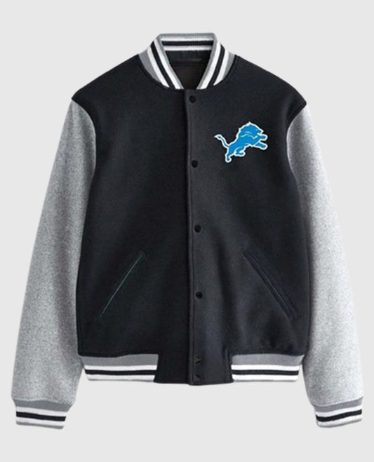 Beverly Hills Cop 2024 Eddie Murphy Detroit Lions Black Jacket