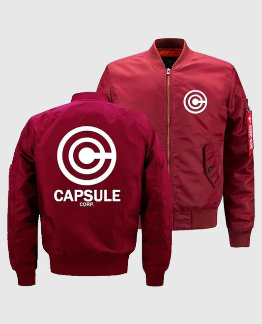 Capsule Corp Bomber Red Jacket