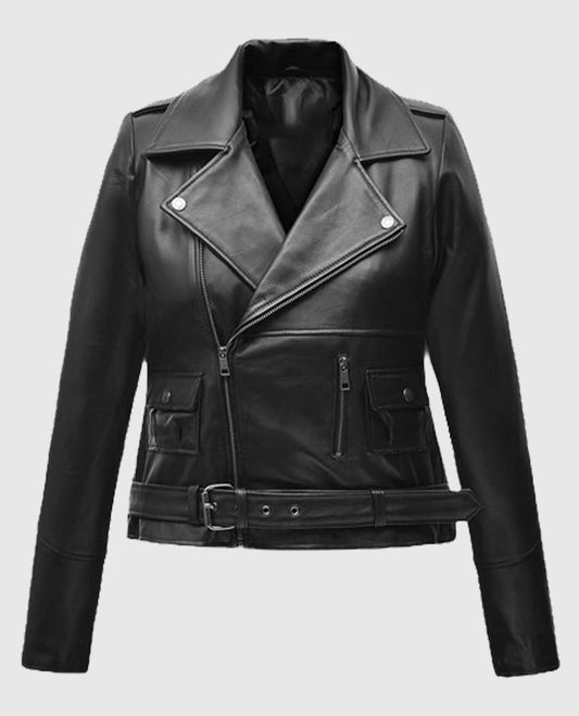 Cate Blanchett Biker Leather Jacket