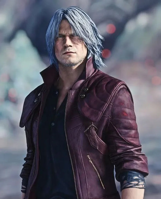 Devil May Cry 5 Dante Leather Long Coat