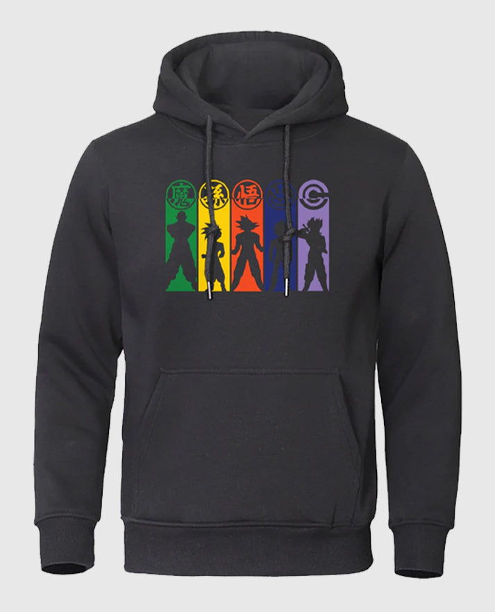 Dragon Ball Amazing Characters Black Hoodies