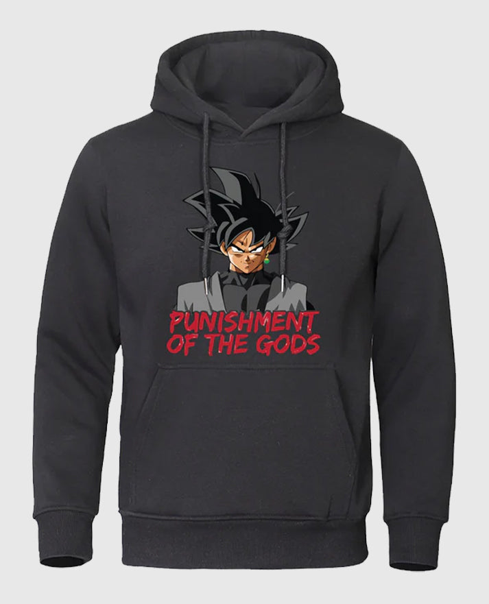Goku Black Punishment Fleece Hoodie