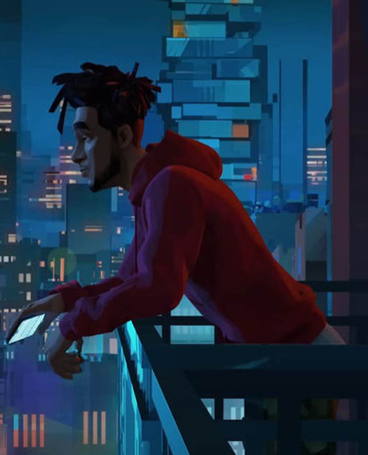 Entergalactic Kid Cudi Red Pullover Hoodie