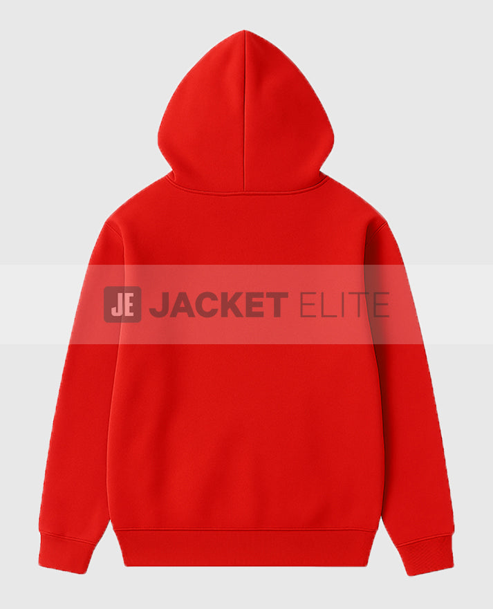 Juice WRLD 999 Red Fleece Hoodie