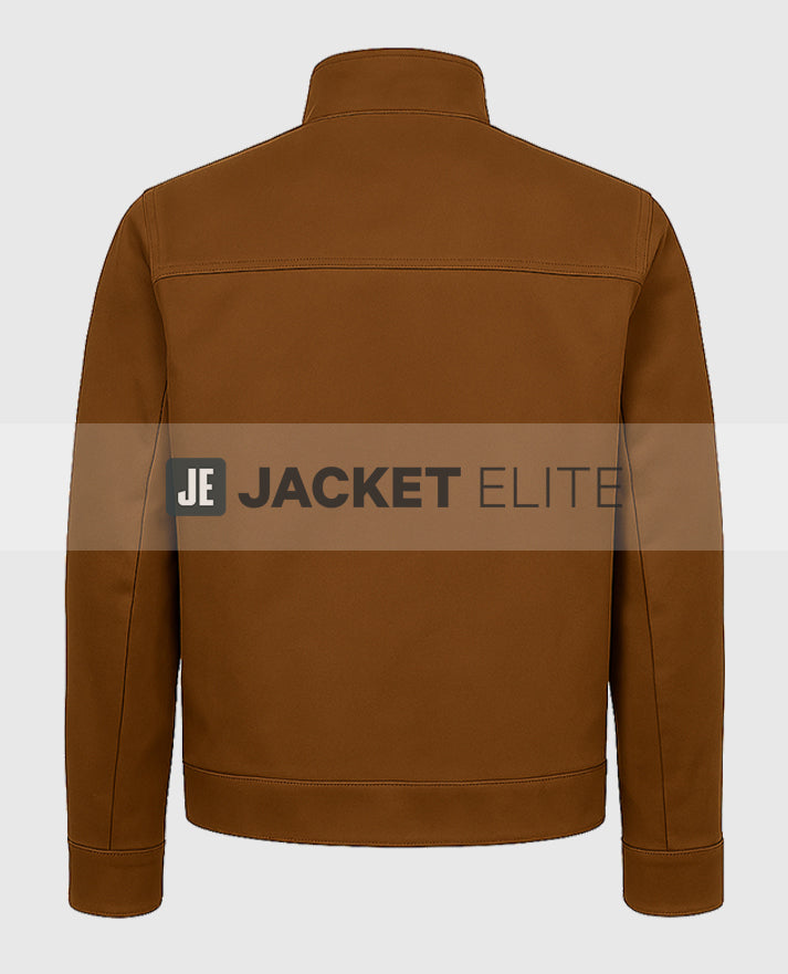 Snowfall Season 05 Peaches Brown Suede Leather Jacket