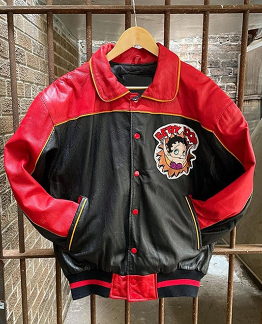 90s Betty Boop Bomber Jacket