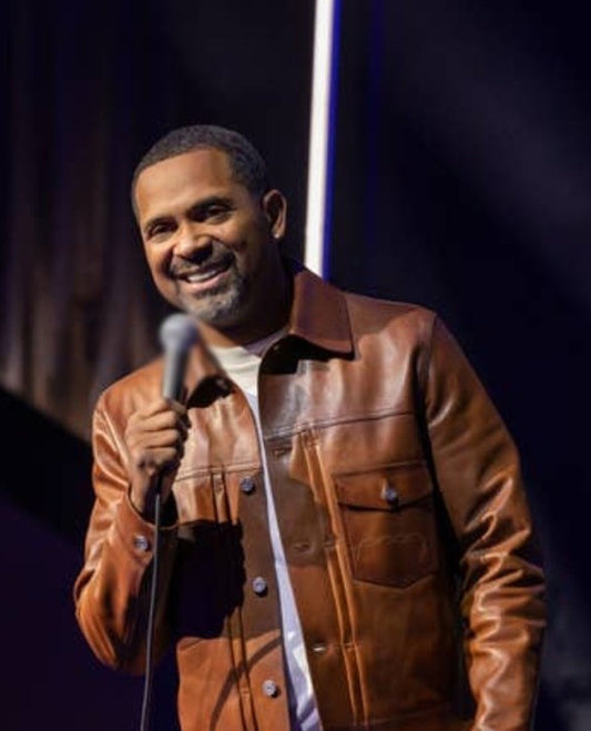 Mike Epps Brown Leather Jacket Inspired by Ready to Sell Out