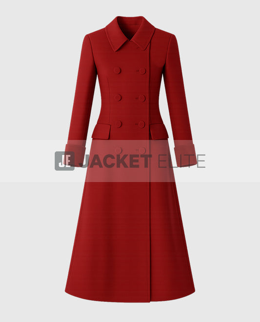 Princess Kate Middleton Red Coat
