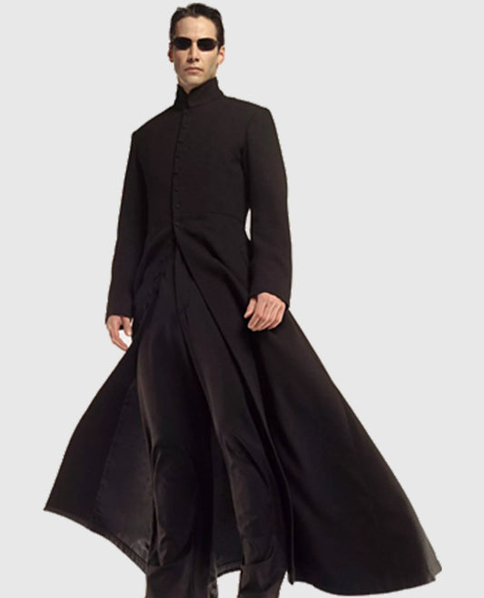 Neo Matrix Trench Coat