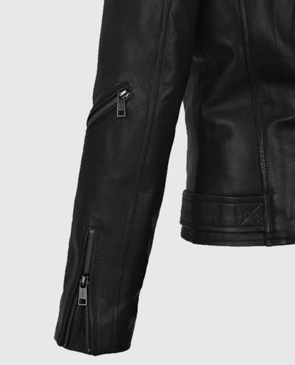 Claire Foy The Girl in the Spider's Web Leather Jacket
