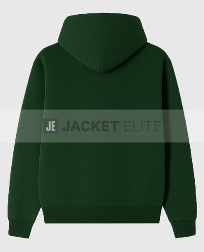 1977 Essentials Green Unisex Fleece Hoodie