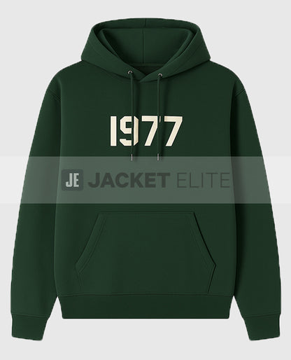 1977 Essentials Green Unisex Hoodie