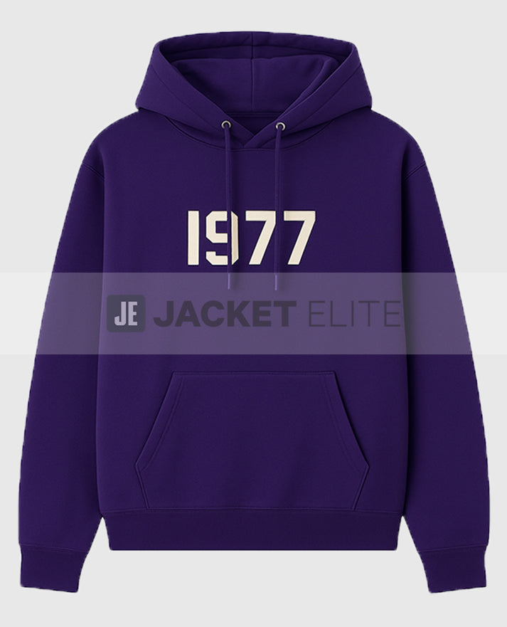 1977 Essentials Purple Hoodie
