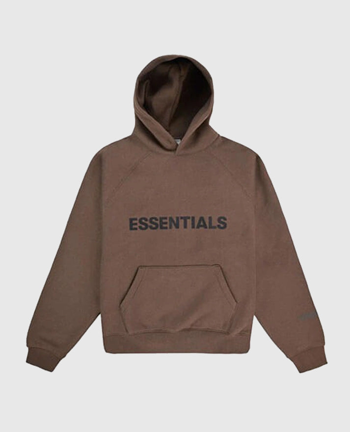 Fear Of God Essentials Brown Hoodie