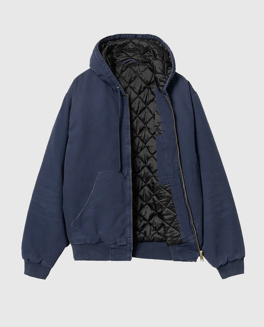 Carhartt Navy Blue Hooded Jacket
