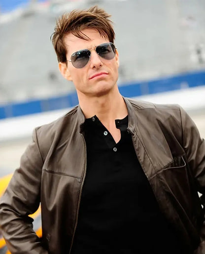 Tom Cruise Brown Leather Jacket
