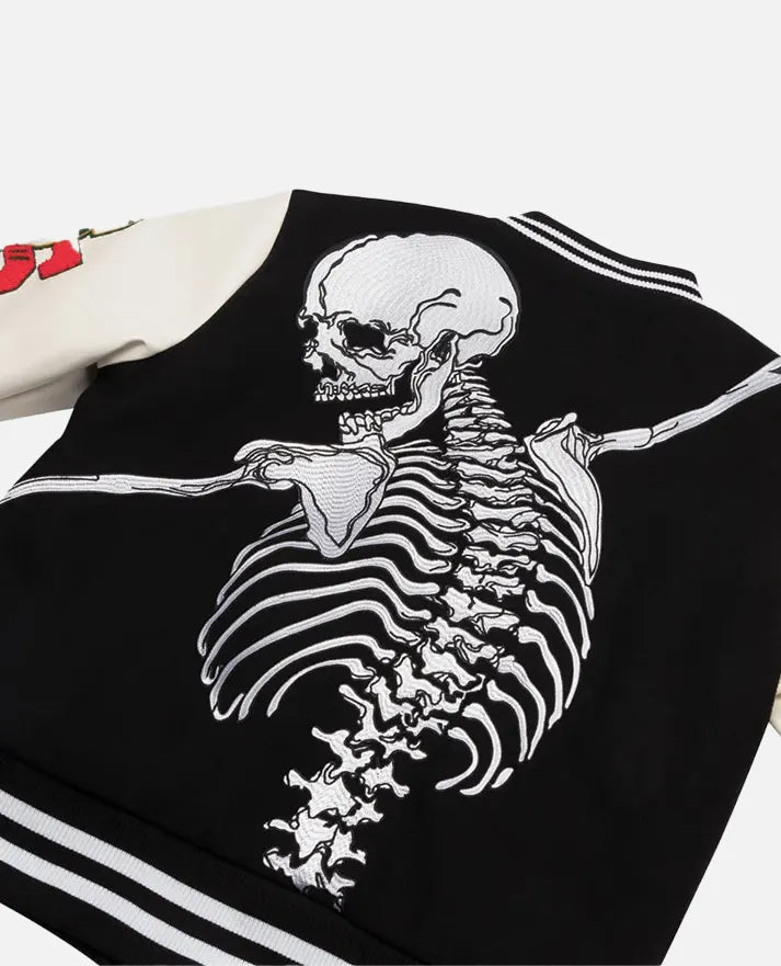 Godspeed Skull Rod Varsity Halloween Jacket
