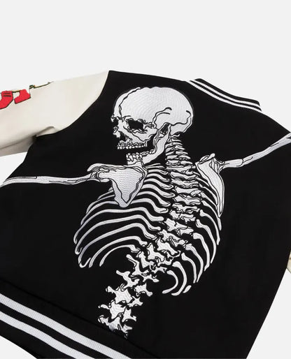 Godspeed Skull Rod Varsity Halloween Jacket