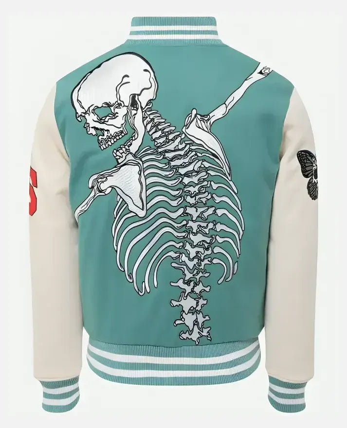 Godspeed Skull Rod Varsity Halloween Jacket