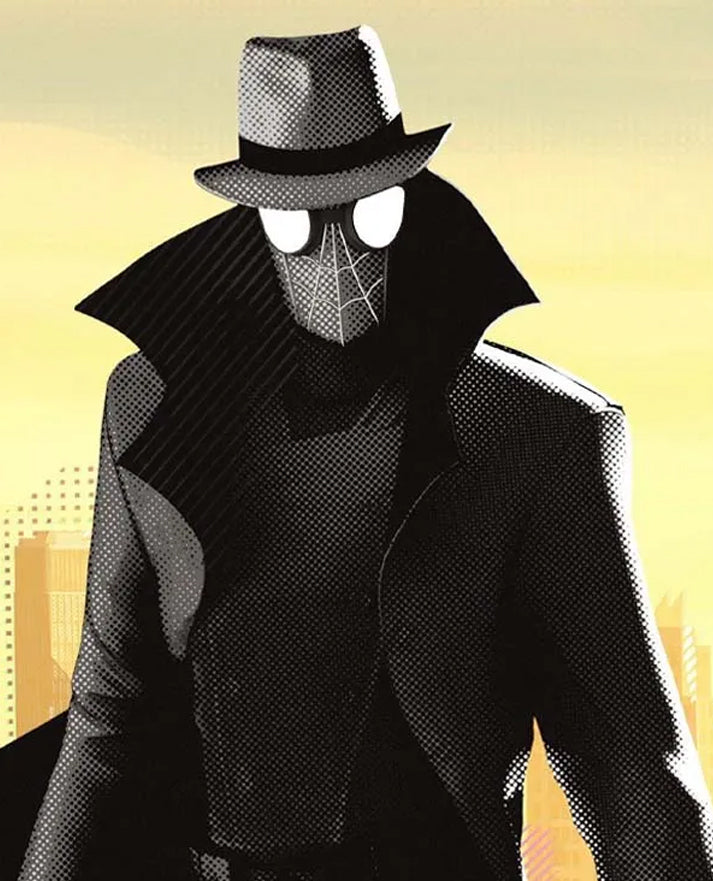 Spider Man Into the Spider Verse Noir Coat