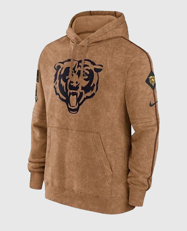 Chicago Bears Salute To Service Club Hoodie