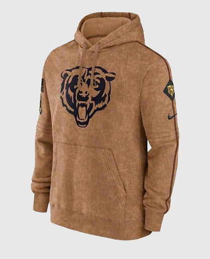 Chicago Bears Salute To Service Club Hoodie