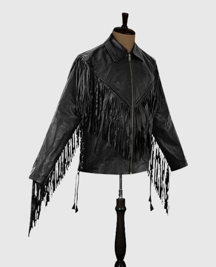 Men's Fringe Leather Jacket