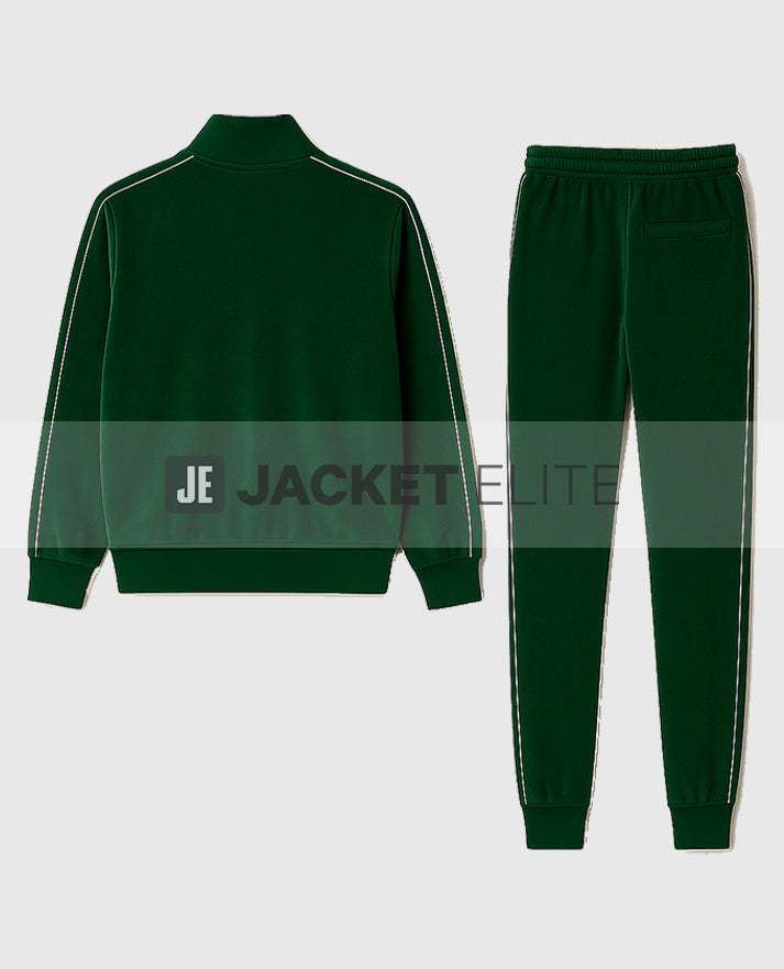 Jason Kelce Italia Green Velour Tracksuit