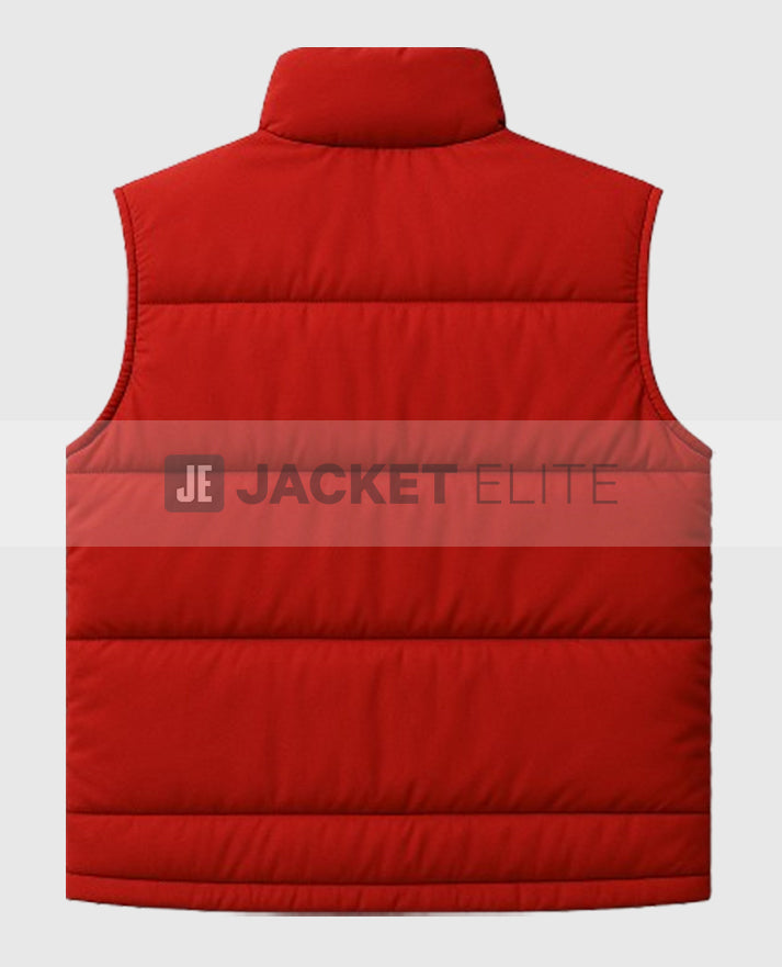 Back to the Future Marty McFly Puffer Vest Red
