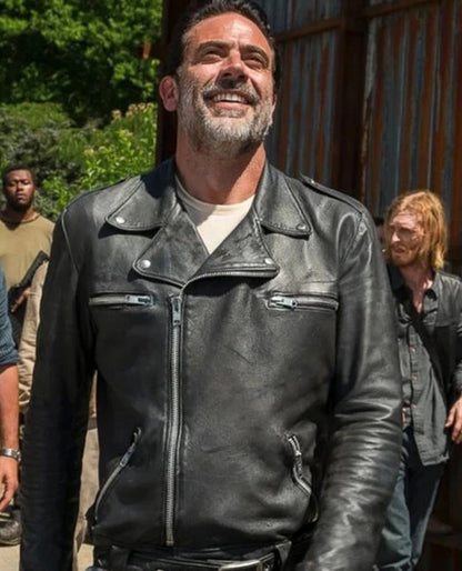 The Walking Dead Jeffrey Morgan Leather Jacket