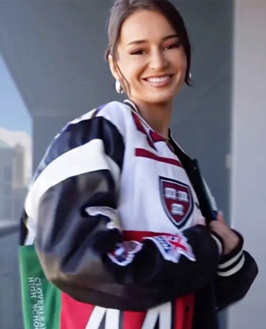 Kristin Juszczyk Super Bowl 2024 Varsity Jacket