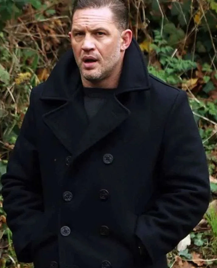 Harry Da Souza MobLand Black Wool Coat