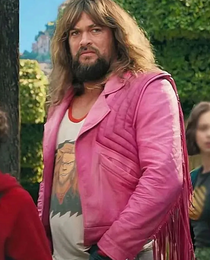 Jason Momoa A Minecraft Movie Leather Jacket