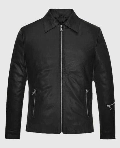 Jensen Huang Leather Jacket