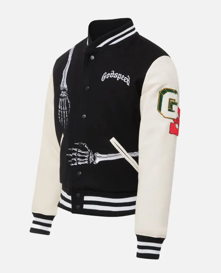 Godspeed Skull Rod Varsity Halloween Jacket