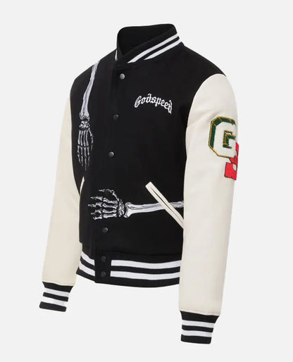 Godspeed Skull Rod Varsity Halloween Jacket