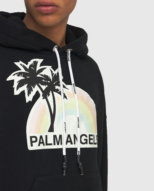 Palm Angels Rainbow LVR Exclusive Hoodie