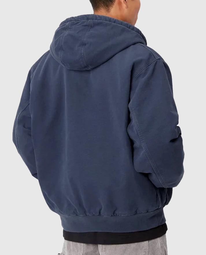 Carhartt Navy Blue Hooded Jacket
