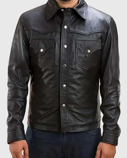 The Walking Dead Governor Leather Jacket